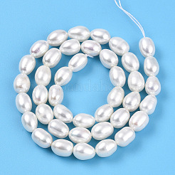 Natural Cultured Freshwater Pearl Beads Strands&nbsp;PEAR-N012-AA-01