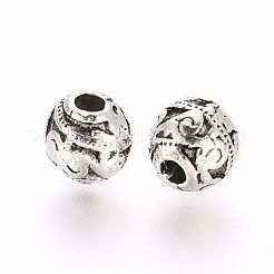 Tibetan Style Alloy Beads&nbsp;TIBEB-G013-01AS