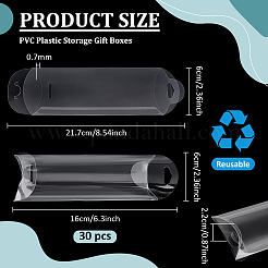 Pillow PVC Plastic Storage Gift Boxes&nbsp;CON-WH0085-189