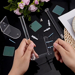 2Pcs Acrylic Wall Mount Hat Display Rack&nbsp;AJEW-WH0696-869