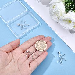 4Pcs Brass Pendant Cabochon Settings&nbsp;KK-WR0001-96A-P