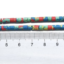 Dyed Synthetic Turquoise Beads Strands&nbsp;G-D356-B01-01