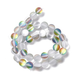 Synthetic Moonstone Beads Strands&nbsp;G-E573-01C-14