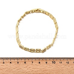 Brass Panther Chain Bracelets for Men Women&nbsp;BJEW-H630-01G