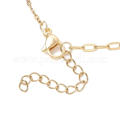 304 Stainless Steel Paperclip Chain Satellite Chain Bracelet Making&nbsp;BJEW-JB13073-01