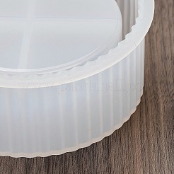 DIY 香炉収納シリコン型  レジン型  UVレジン用  エポキシ樹脂工芸品作り  フラットラウンド  9.7~10.6x3.6~4.15cm&nbsp;LS-DIY-G113-13C