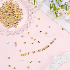 200Pcs 4 Colors Brass Grade A Rhinestone Spacer Beads&nbsp;KK-PA0001-05
