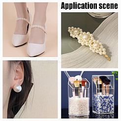 222Pcs 9 Styles ABS Plastic Imitation Pearl Round Beads&nbsp;KY-GO0001-03