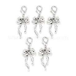 5Pcs Tibetan Style Alloy Pendant Decorations&nbsp;HJEW-JM04168