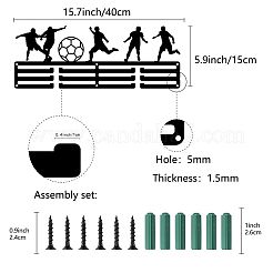 Fashion Iron Medal Hanger Holder Display Wall Rack&nbsp;ODIS-WH0021-119
