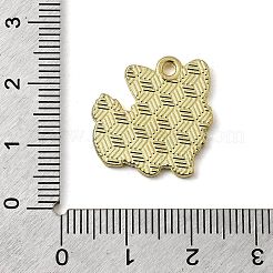 ゴールデン合金エナメルペンダントメッキ  動物チャーム  犬  19.5x19x1.5mm  穴：1.8mm&nbsp;LS-ENAM-L049-01G-02