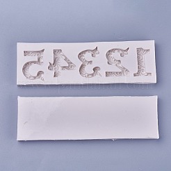 食品グレードのシリコンモールド  フォンダン型  DIYケーキデコレーション用  チョコレート  キャンディ  UVレジン＆エポキシ樹脂ジュエリー作り  数  ライトグレー  175x52x12mm  2個/セット&nbsp;DIY-L019-049B