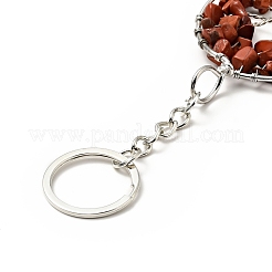 Tree of Life Natural & Synthetic Gemstone Keychain&nbsp;KEYC-G054-01P