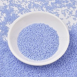 MIYUKIデリカビーズ  シリンダー  日本製シードビーズ  11/0  （db1596)マット不透明なblueブルーab  1.3x1.6mm  穴：0.8mm  約2000個/10g&nbsp;X-SEED-J020-DB1596