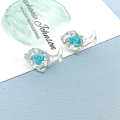 Luminous Transparent Resin Pendants&nbsp;RESI-A022-01B
