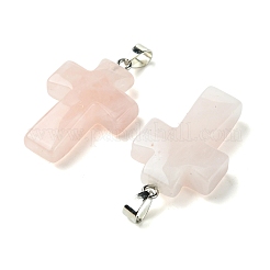 Natural Rose Quartz Pendants&nbsp;GG-K002-11O