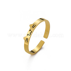 304 Stainless Steel Cuff Open Rings&nbsp;WG428B4-04