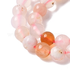 Natural Cherry Blossom Agate Beads Strands&nbsp;G-B130-4mm-02
