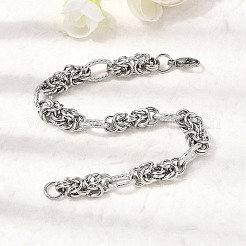201 Stainless Steel Link Chain Bracelets for Men&nbsp;STAS-T077-08P