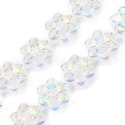 Electroplate Glass Beads Strands&nbsp;EGLA-P069-02A-AB