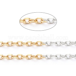 Two Tone 304 Stainless Steel Cable Chains&nbsp;CHS-B001-14