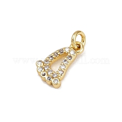Brass Micro Pave Cubic Zirconia Charms&nbsp;LS-KK-H077-02G-02