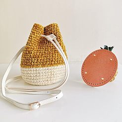 4個4スタイルのPUレザー底  女性用バッグ手作りdiyアクセサリー  フラットラウンド  ミックスカラー  1個/スタイル&nbsp;FIND-CA0002-15