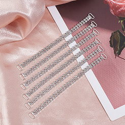 6Pcs Alloy & Resin Rhinestones Bikini Buckle Chain&nbsp;DIY-CY0003-22