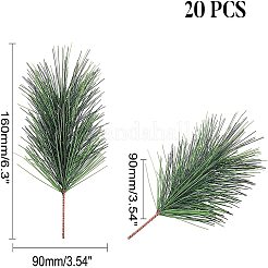 Artificial Pine Needles Branches&nbsp;DIY-WH0168-74