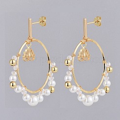 Dangle Stud Earrings&nbsp;EJEW-JE04065-03
