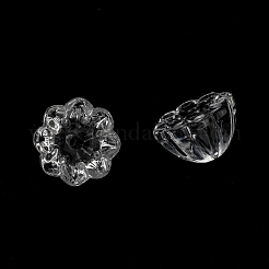 透明ガラスビーズ  ハスのポッド  ミックスカラー  10.5x6.5mm  穴：1.4mm&nbsp;GLAA-B003-02