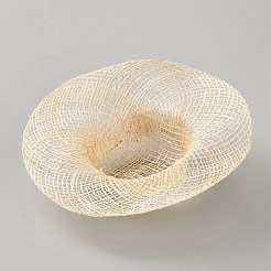 人形の麦わら帽子  ミニ手編み帽子  DIYの工芸品のジュエリーアクセサリークラフト装飾  小麦  100x33mm  内径：47mm&nbsp;DIY-WH20062-69A
