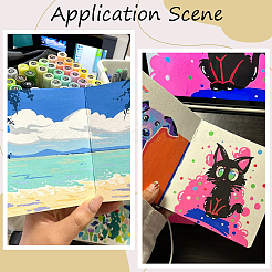 1Pc Portable Art Drawing Sketchbooks&nbsp;AJEW-SP0004-28C-01