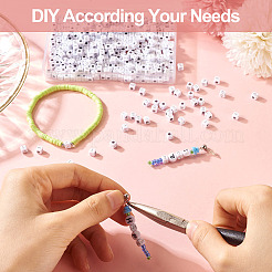500Pcs 5 Styles Opaque Acrylic Beads&nbsp;OACR-TA0003-45