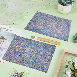 PVC Imitation Abalone Shell Paper&nbsp;DIY-WH0568-53A