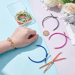 12Pcs 12 Colors Adjustable Nylon Cotton Cord Making&nbsp;OCOR-HY0001-42