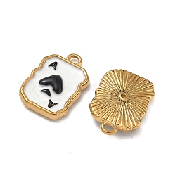 304 Stainless Steel Enamel Pendants&nbsp;STAS-F347-04G