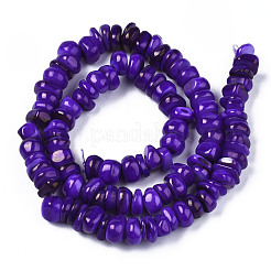 Natural Trochid Shell/Trochus Shell Beads Strands&nbsp;SHEL-S258-081-B02