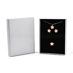 Python Pattern Cardboard Jewelry Set Boxes&nbsp;CBOX-L007-008B
