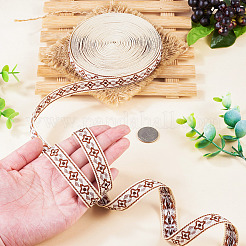 ポリエステルリボン  衣服、裁縫用アクセサリー  小麦  5/8インチ（16mm）  約10.00ヤード（9.14m）/セット&nbsp;OCOR-TA0003-93A