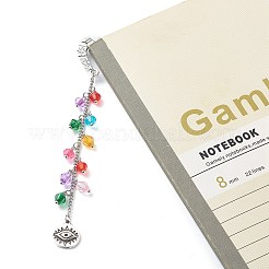 Tibetan Style Alloy Charms Bookmarks&nbsp;AJEW-JK00197
