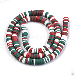 Handmade Polymer Clay Beads Strands&nbsp;CLAY-YW0001-59