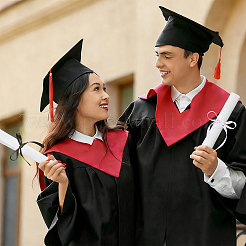 6Rolls 6 Styles Graduation Season Polyester Ribbon&nbsp;OCOR-PH0036-80