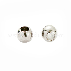 Rack Plating Brass Beads&nbsp;KK-E070-01B-S