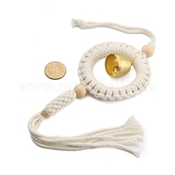 Handmade Cotton Cord Ring Hanging Ornaments&nbsp;HJEW-TA00307