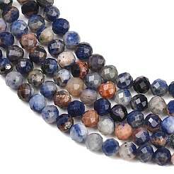 Natural Sodalite Beads Strands&nbsp;G-Z163-C02-4mm