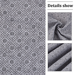 滑り止めタフティングクロス  厚い敷物の裏地の生地  長方形  グレー  1000x1800x1.5mm&nbsp;AJEW-WH0355-01