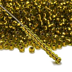 トーホー 6/0ラウンドビーズ  日本製シードビーズ  （銅で裏打ちされたライムグリーン747)個  4mm  穴：1.5mm  約168個/10g&nbsp;X-SEED-TR06-0747