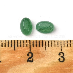天然石グリーンアベンチュリンカボション  オーバル  6x4x2~2.5mm&nbsp;G-A094-01A-10