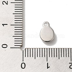 304 Stainless Steel Glass Pendants&nbsp;STAS-B074-02P-02